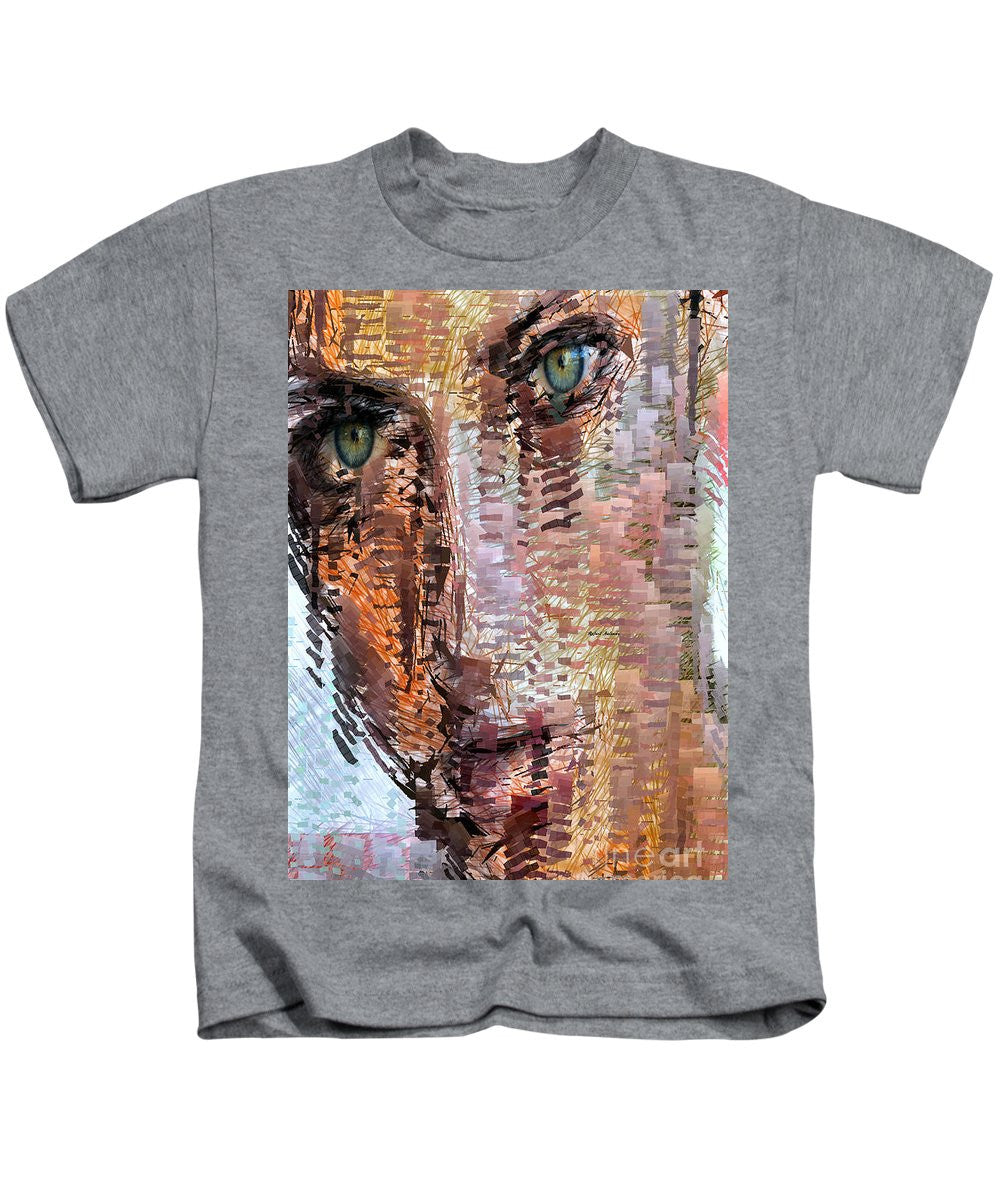 Kids T-Shirt - Green Eyes Girl