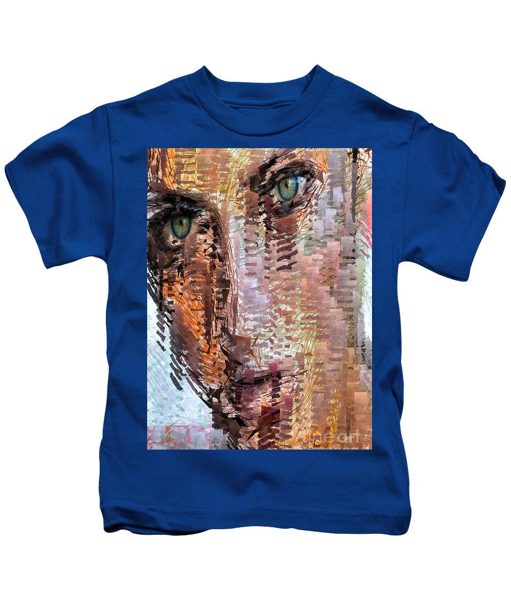 Kids T-Shirt - Green Eyes Girl