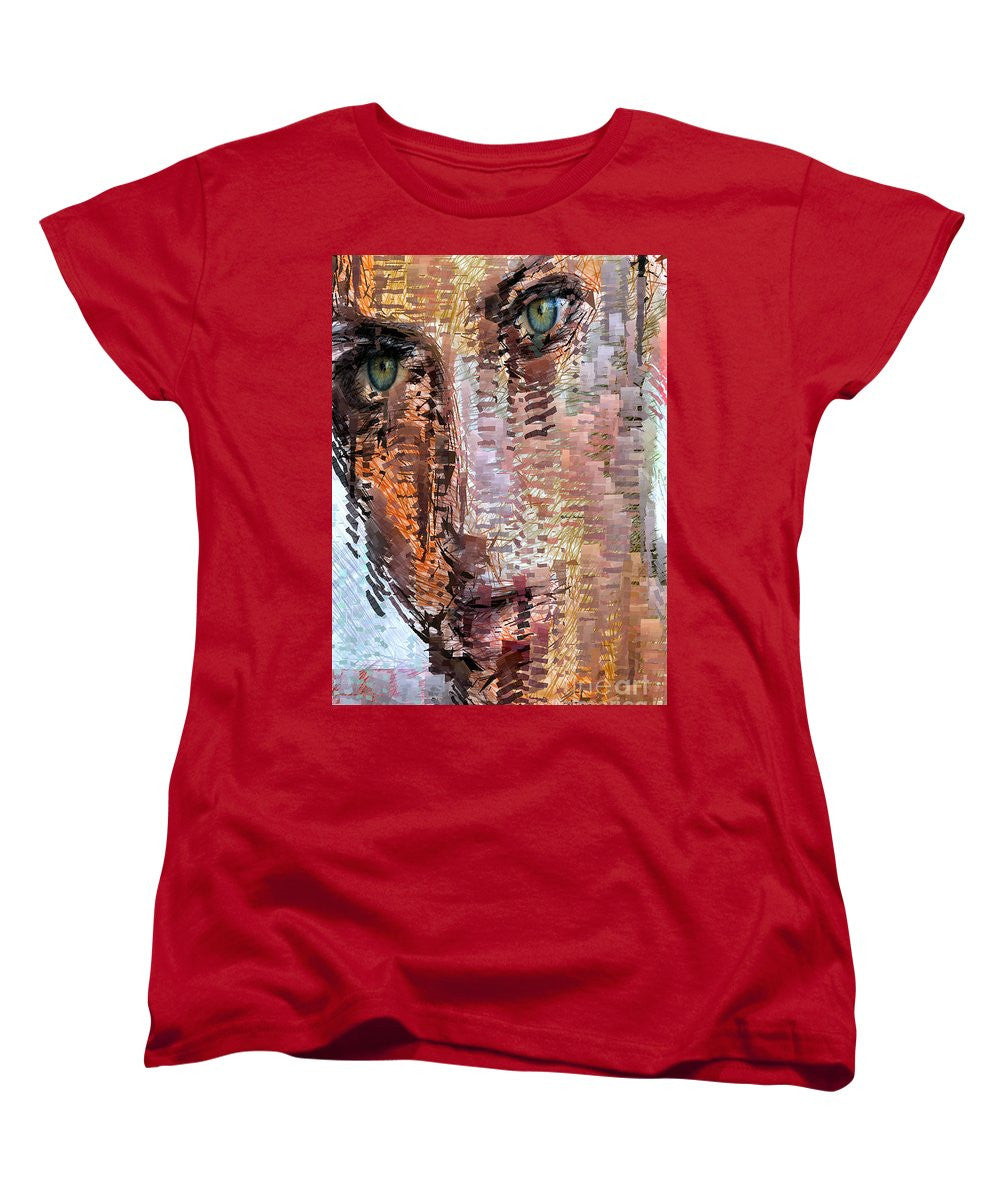 Women's T-Shirt (Standard Cut) - Green Eyes Girl