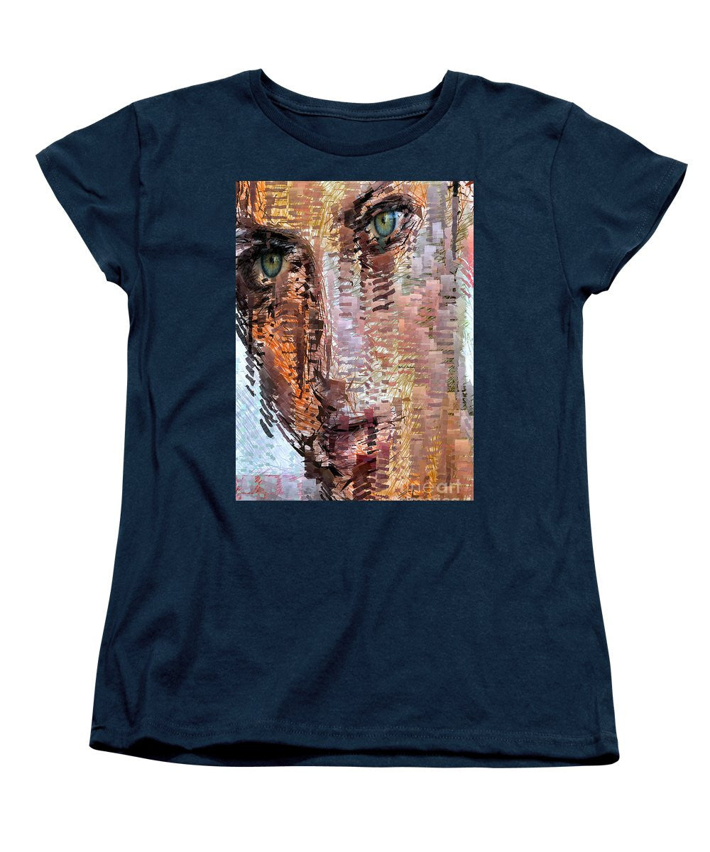 Women's T-Shirt (Standard Cut) - Green Eyes Girl