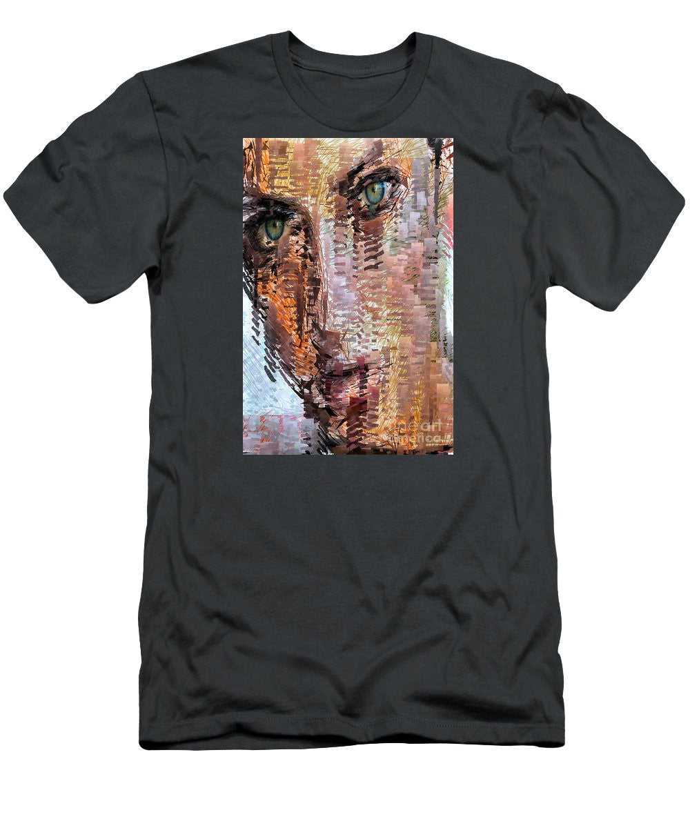 Men's T-Shirt (Slim Fit) - Green Eyes Girl