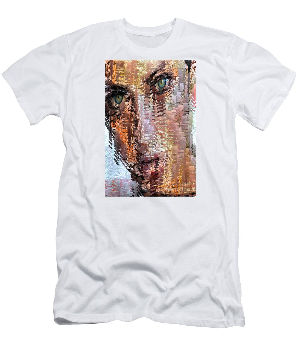 Men's T-Shirt (Slim Fit) - Green Eyes Girl