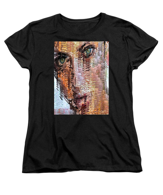 Women's T-Shirt (Standard Cut) - Green Eyes Girl