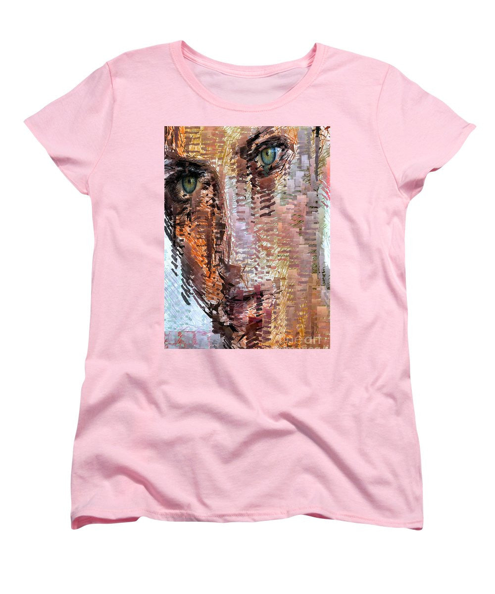 Women's T-Shirt (Standard Cut) - Green Eyes Girl