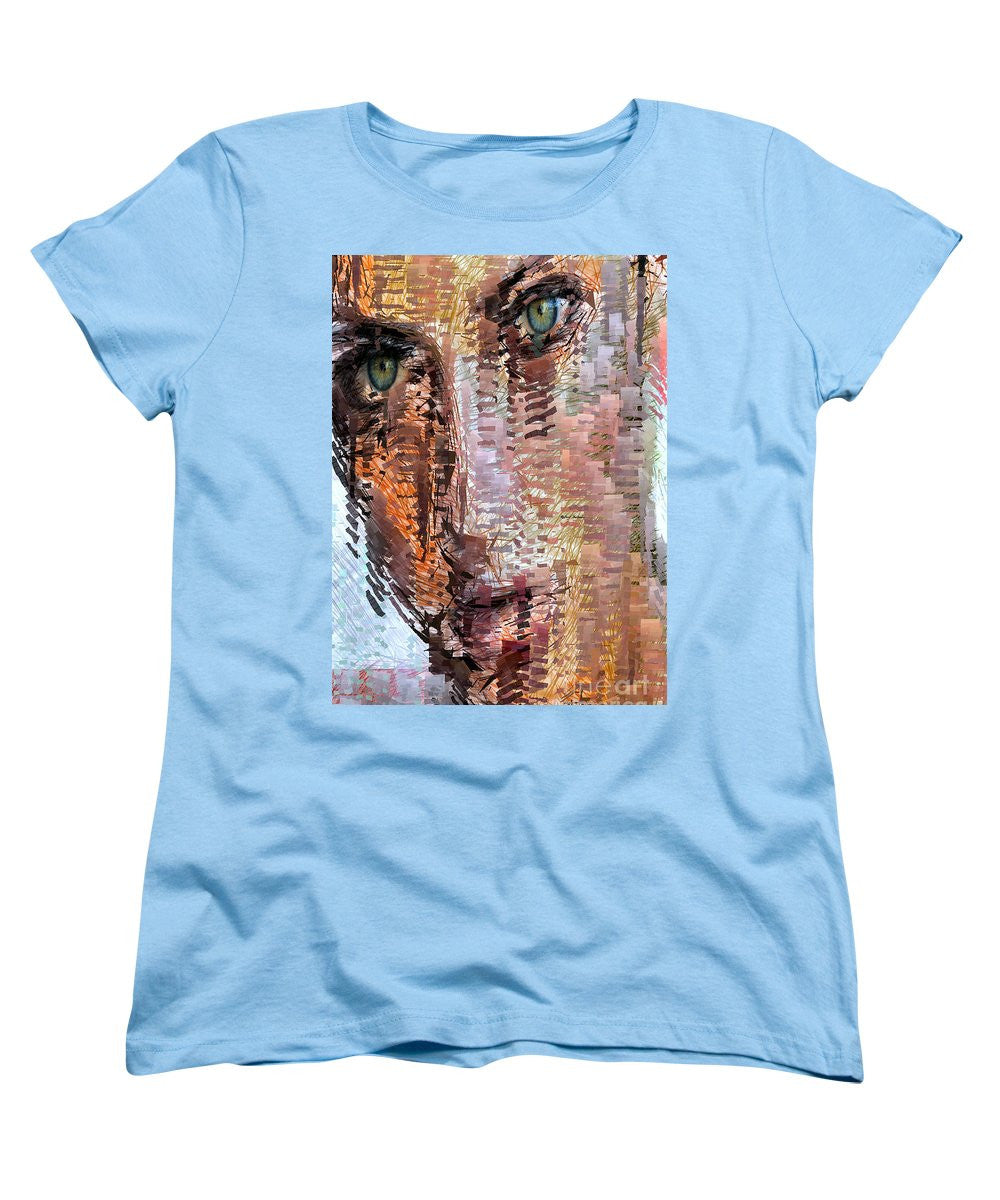 Women's T-Shirt (Standard Cut) - Green Eyes Girl