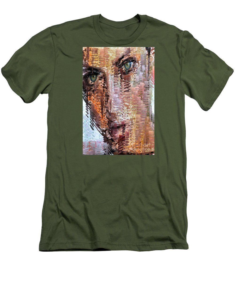 Men's T-Shirt (Slim Fit) - Green Eyes Girl