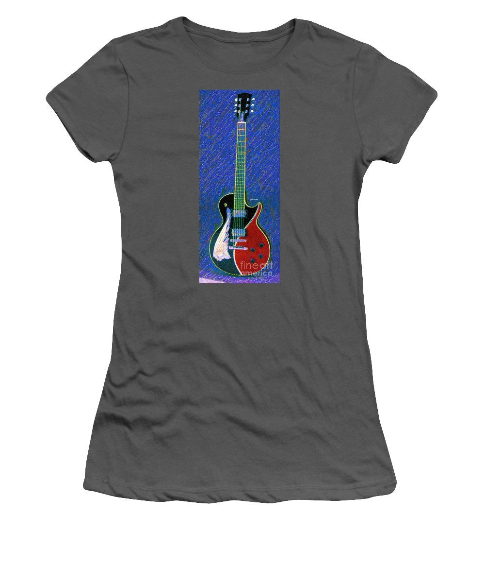 T-shirt pour femme (coupe junior) - Guitare 0817