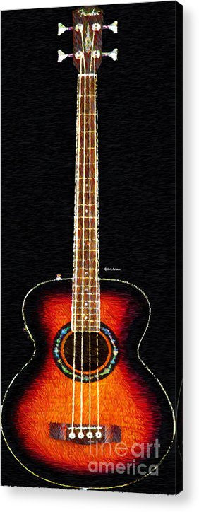Acrylic Print - Guitar 0818