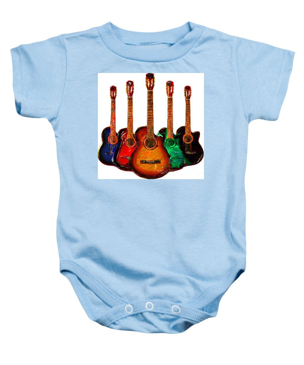 Grenouillère pour bébé - Collection Guitare