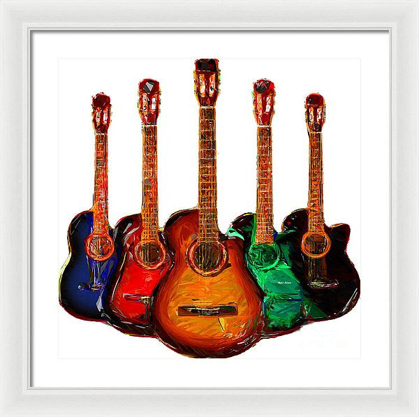 Framed Print - Guitar Collection