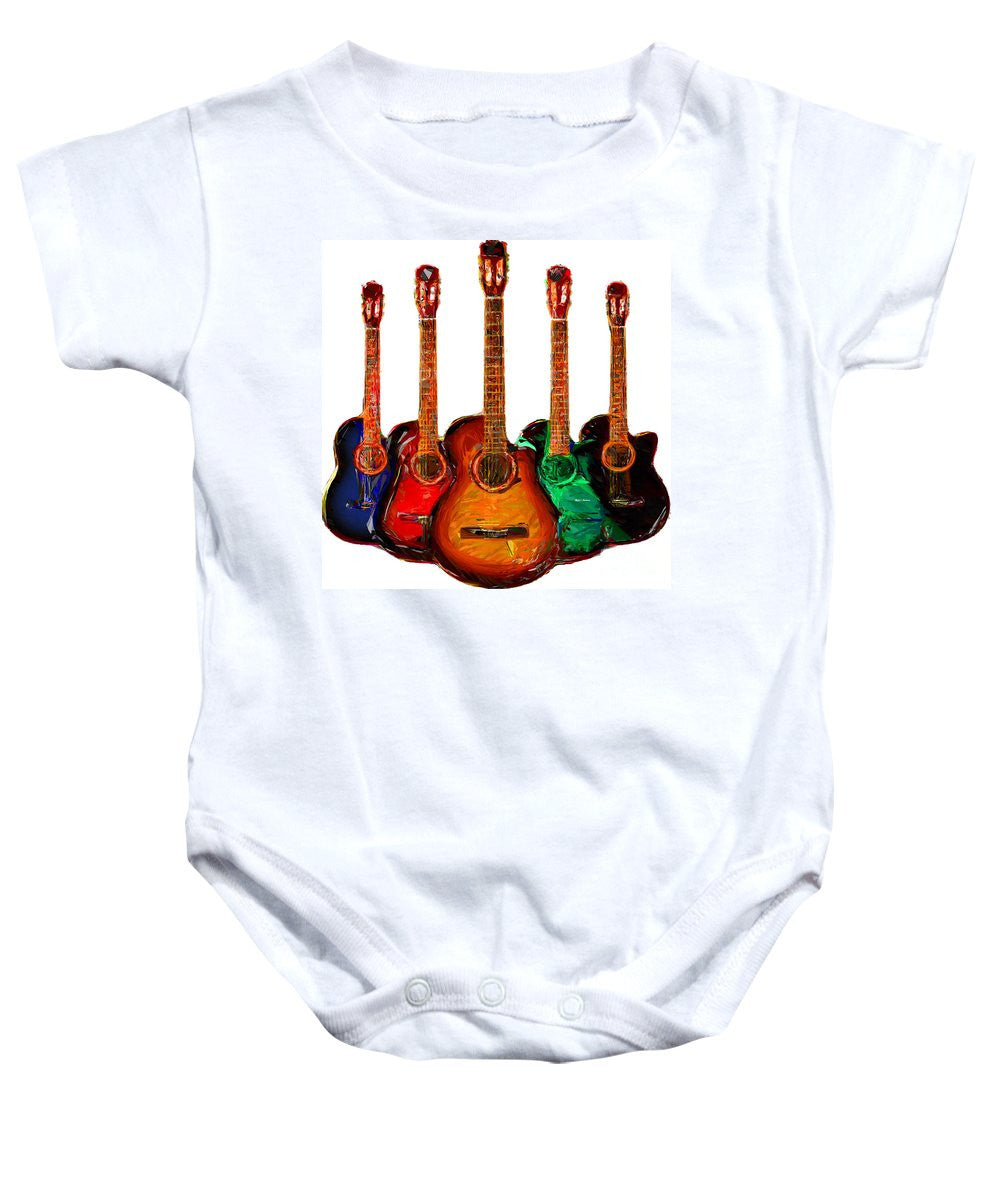 Grenouillère pour bébé - Collection Guitare