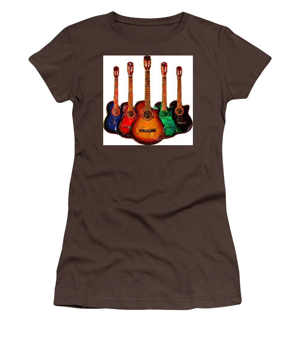 T-shirt pour femme (coupe junior) - Collection Guitare