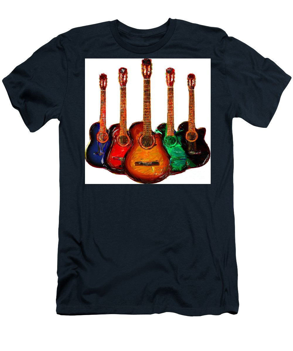 T-shirt pour homme (coupe ajustée) - Collection Guitare