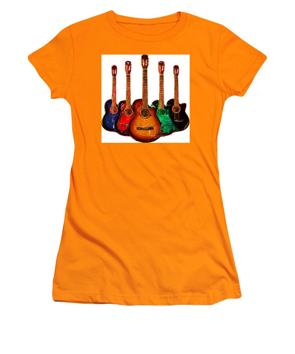 T-shirt pour femme (coupe junior) - Collection Guitare