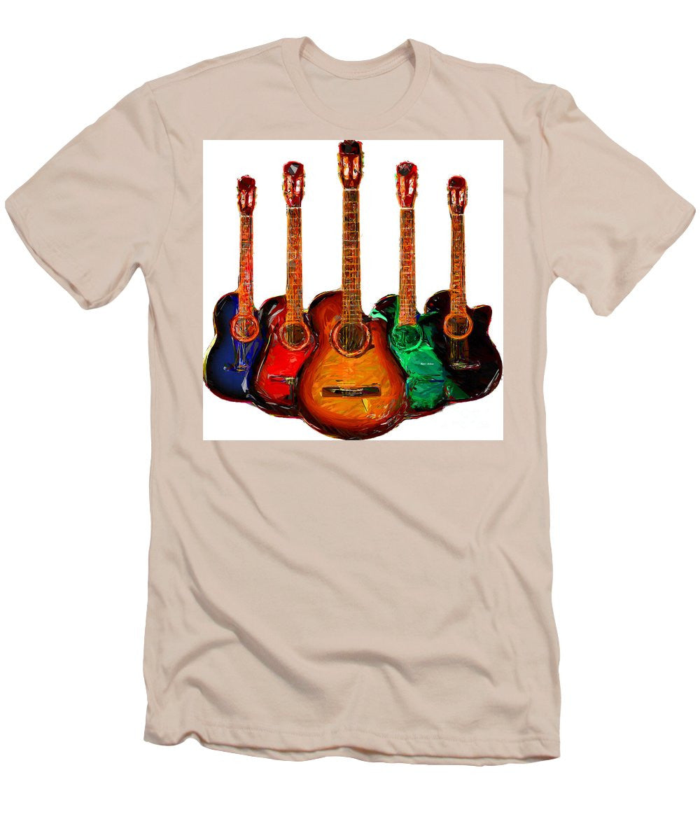 T-shirt pour homme (coupe ajustée) - Collection Guitare