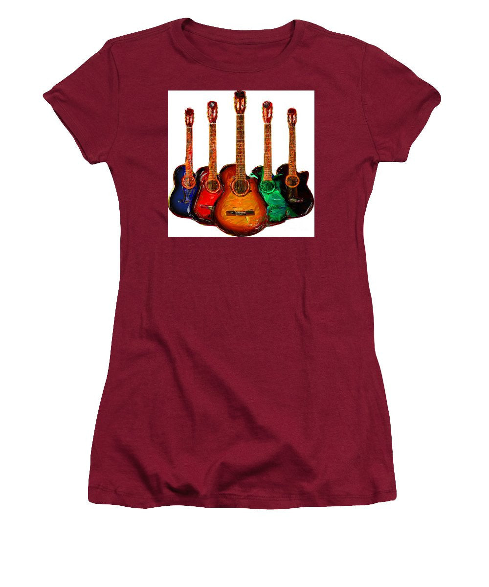 T-shirt pour femme (coupe junior) - Collection Guitare