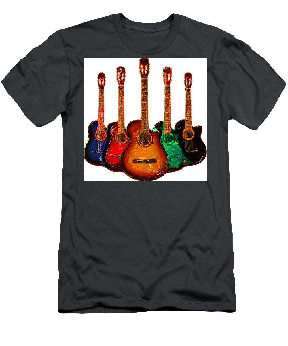 T-shirt pour homme (coupe ajustée) - Collection Guitare