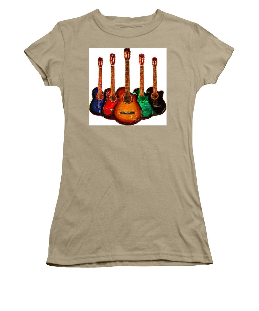 T-shirt pour femme (coupe junior) - Collection Guitare