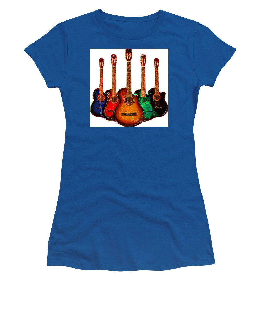 T-shirt pour femme (coupe junior) - Collection Guitare