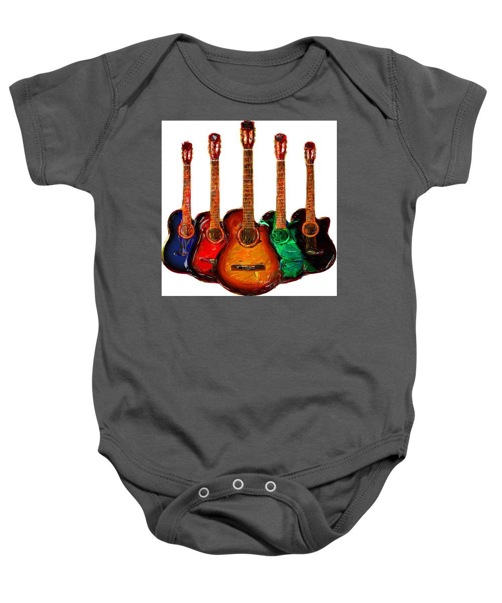 Grenouillère pour bébé - Collection Guitare