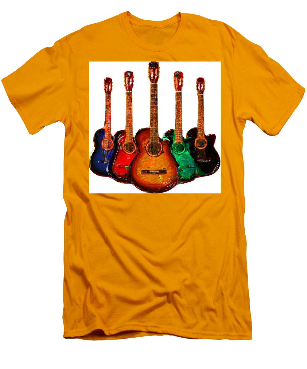 T-shirt pour homme (coupe ajustée) - Collection Guitare