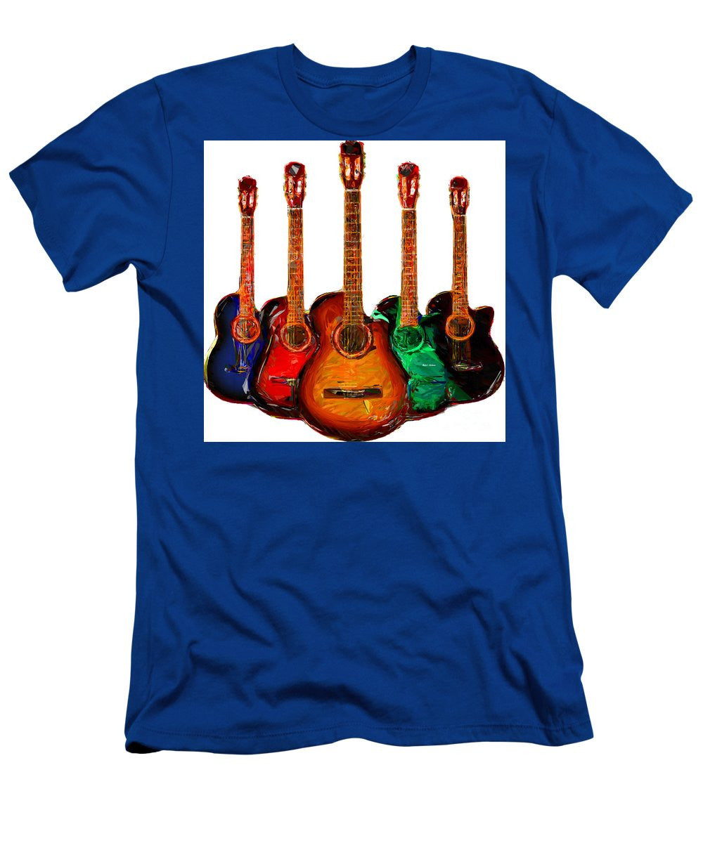 T-shirt pour homme (coupe ajustée) - Collection Guitare