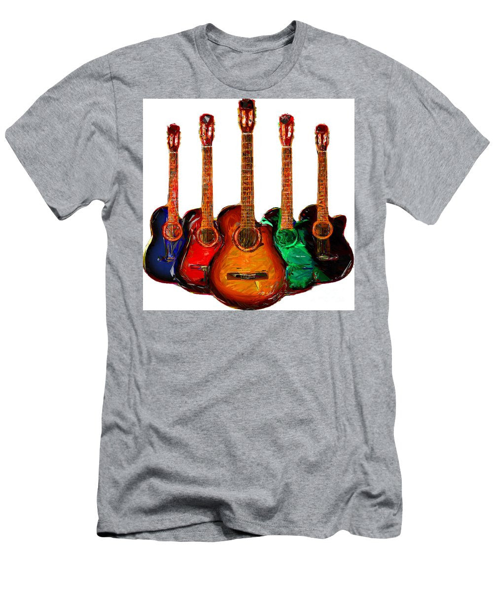 T-shirt pour homme (coupe ajustée) - Collection Guitare