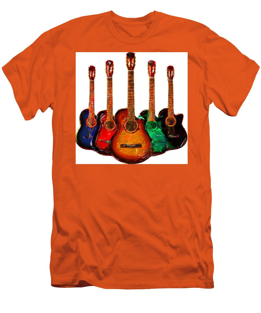 T-shirt pour homme (coupe ajustée) - Collection Guitare