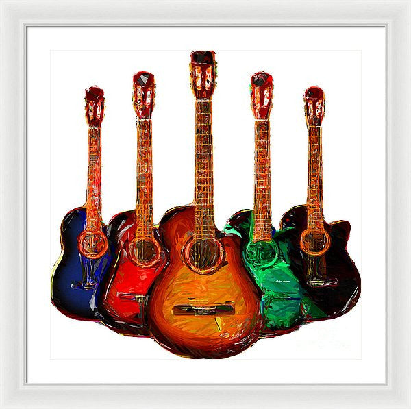 Framed Print - Guitar Collection