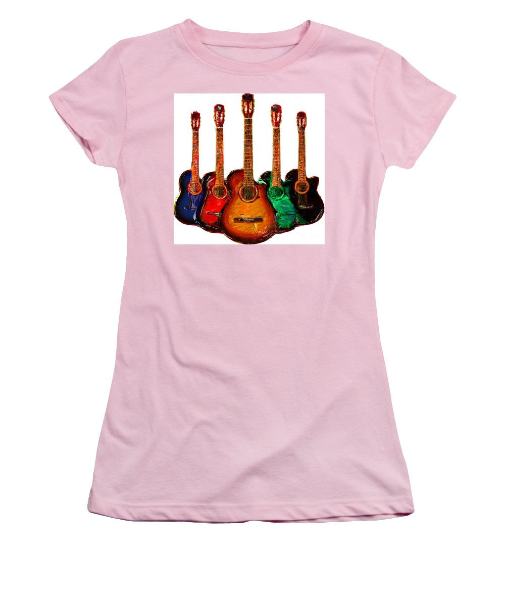 T-shirt pour femme (coupe junior) - Collection Guitare