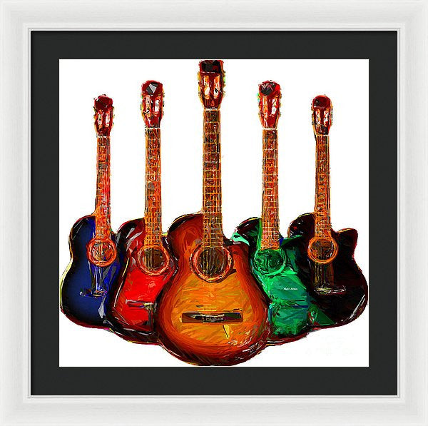 Framed Print - Guitar Collection