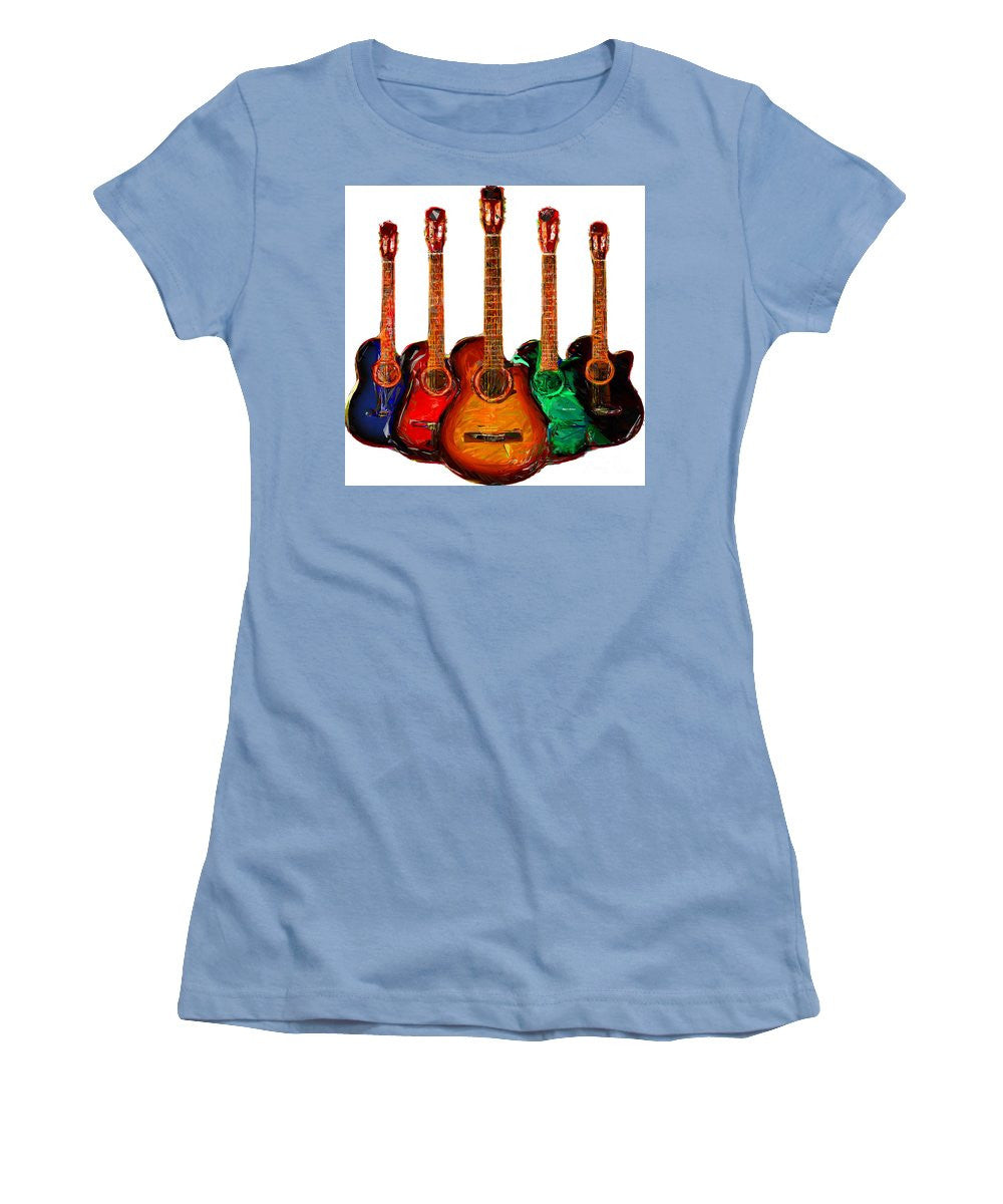 T-shirt pour femme (coupe junior) - Collection Guitare