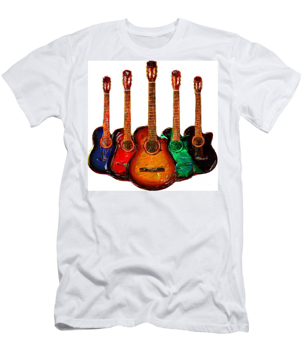 T-shirt pour homme (coupe ajustée) - Collection Guitare