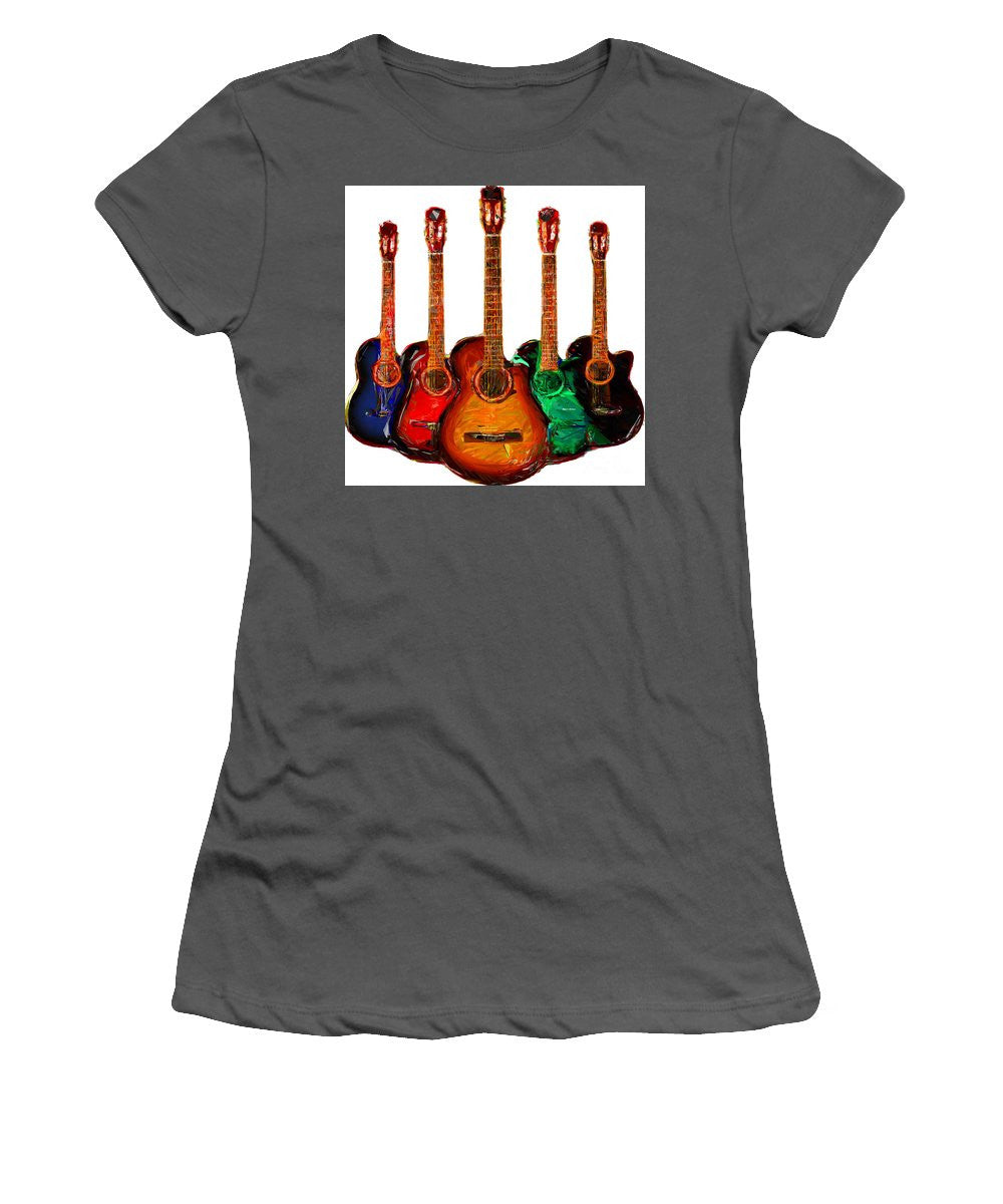 T-shirt pour femme (coupe junior) - Collection Guitare