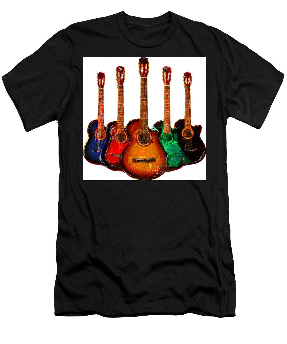 T-shirt pour homme (coupe ajustée) - Collection Guitare