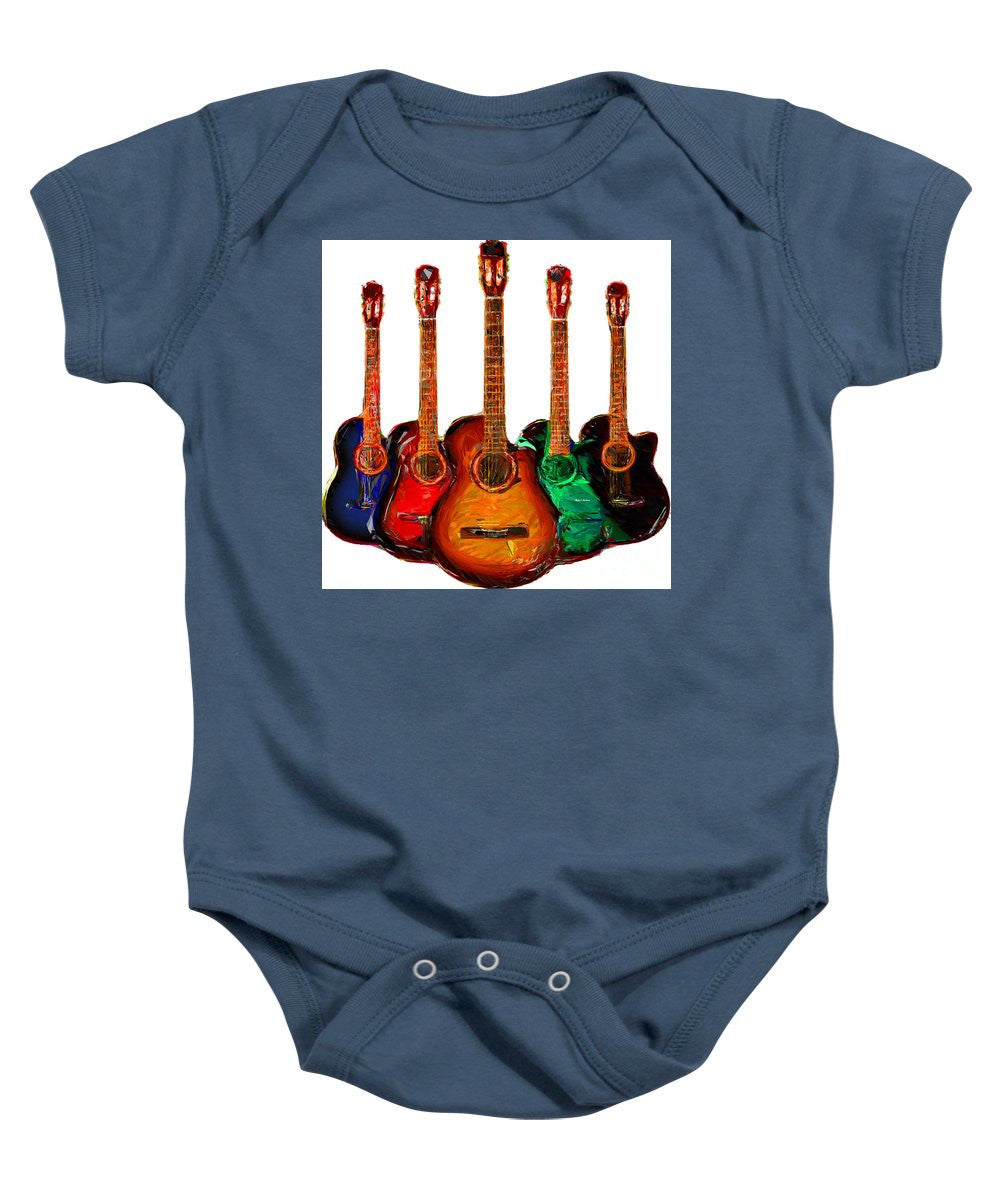 Grenouillère pour bébé - Collection Guitare