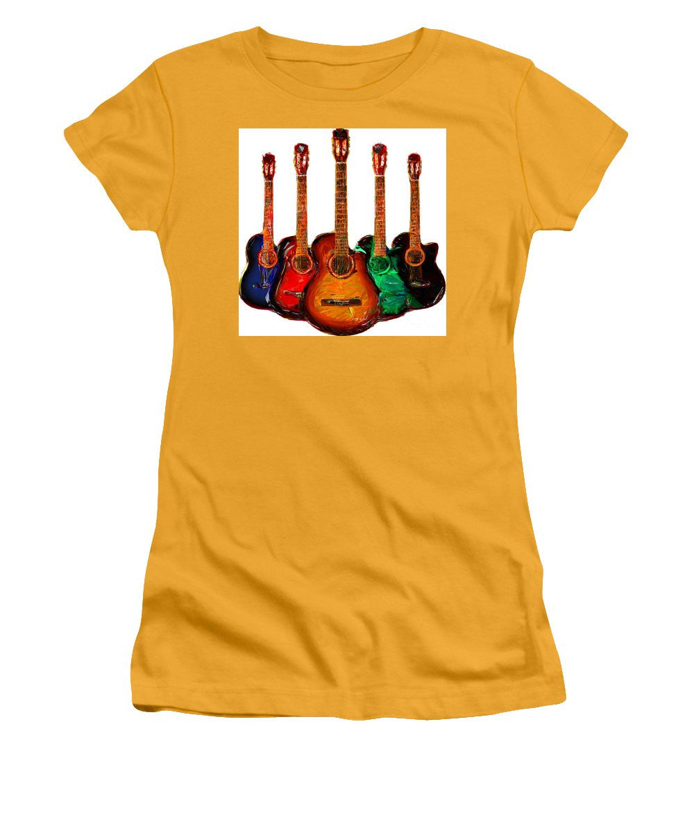 T-shirt pour femme (coupe junior) - Collection Guitare