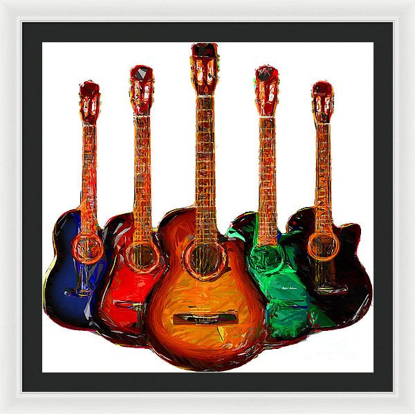 Framed Print - Guitar Collection