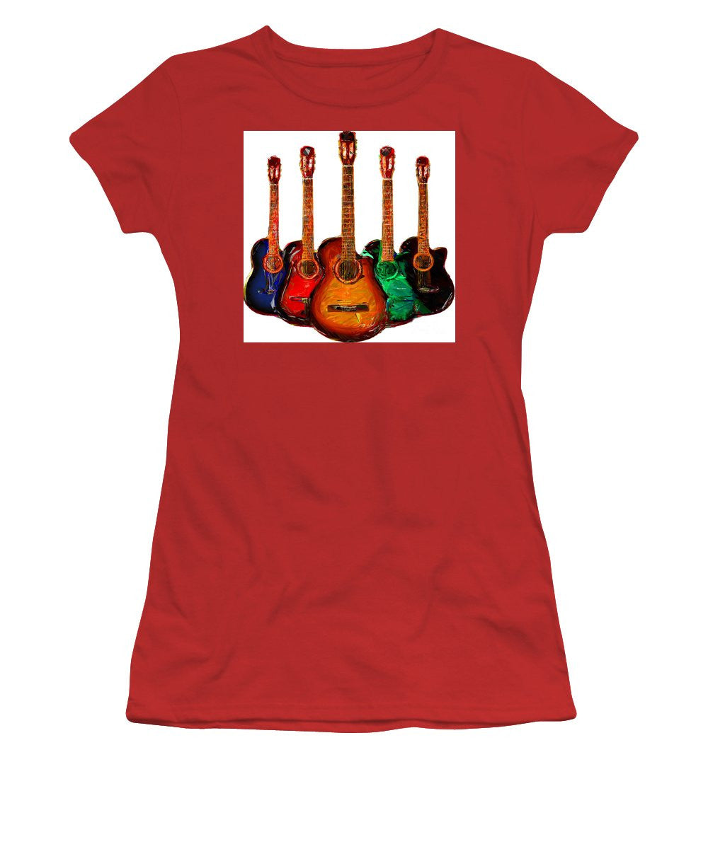 T-shirt pour femme (coupe junior) - Collection Guitare