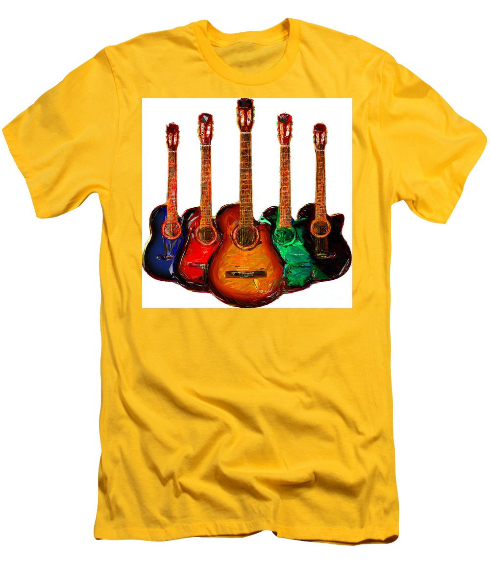 T-shirt pour homme (coupe ajustée) - Collection Guitare