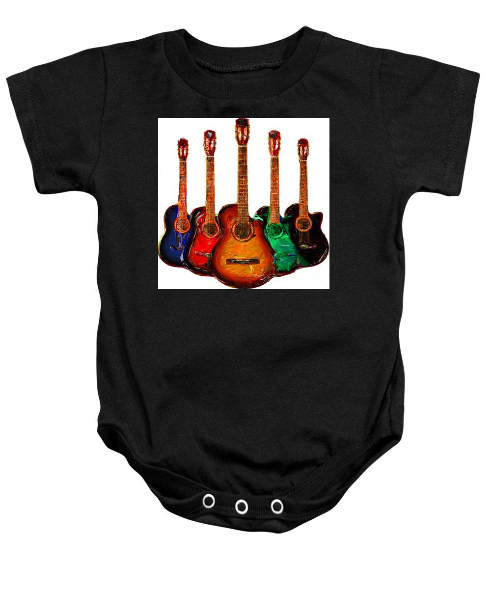 Grenouillère pour bébé - Collection Guitare