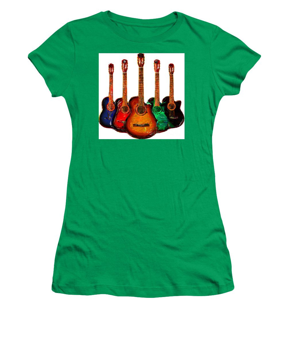 T-shirt pour femme (coupe junior) - Collection Guitare