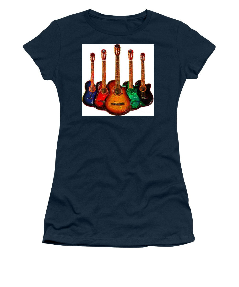 T-shirt pour femme (coupe junior) - Collection Guitare