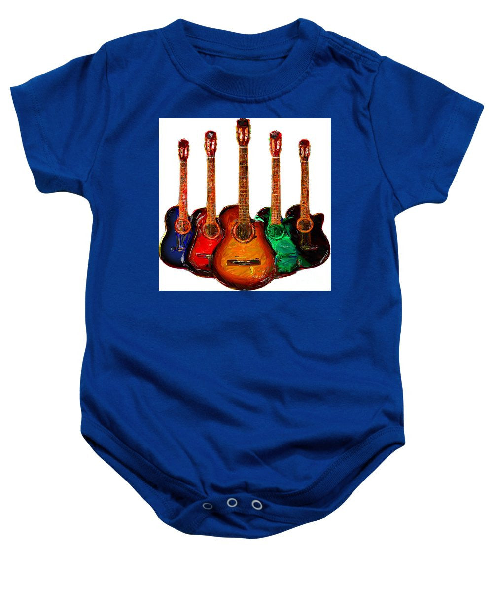 Grenouillère pour bébé - Collection Guitare