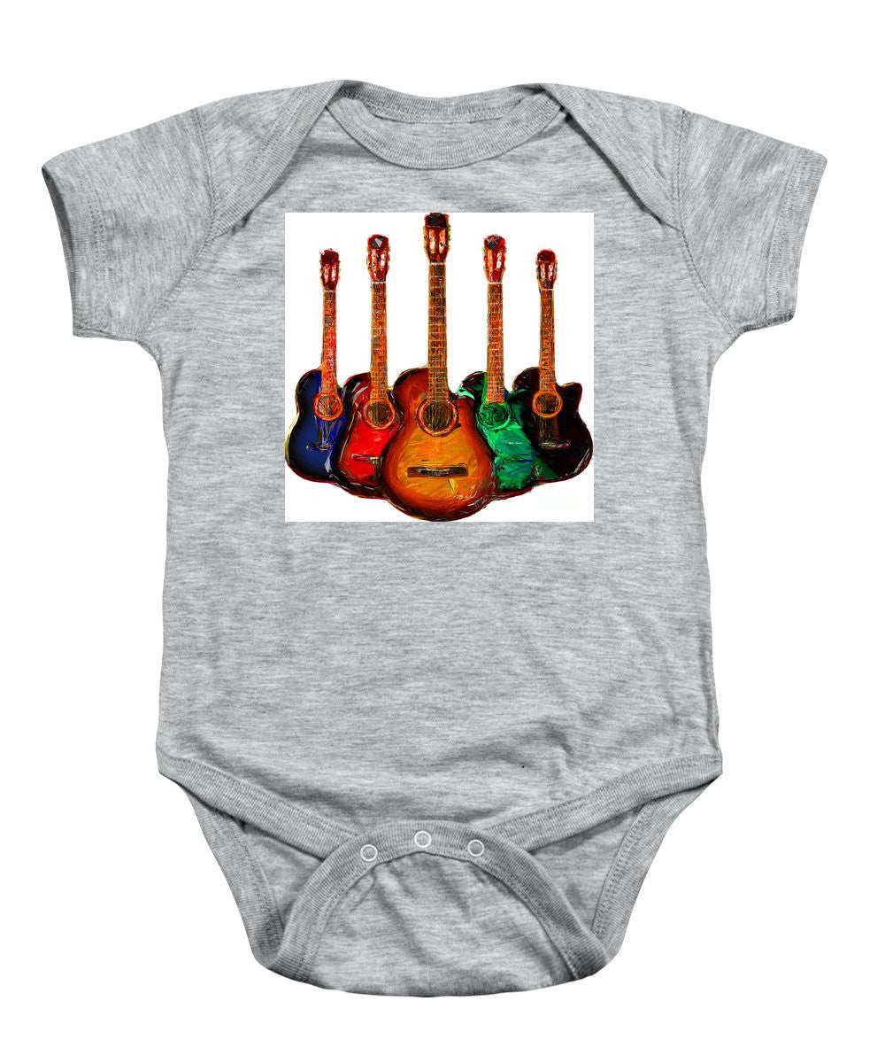 Grenouillère pour bébé - Collection Guitare