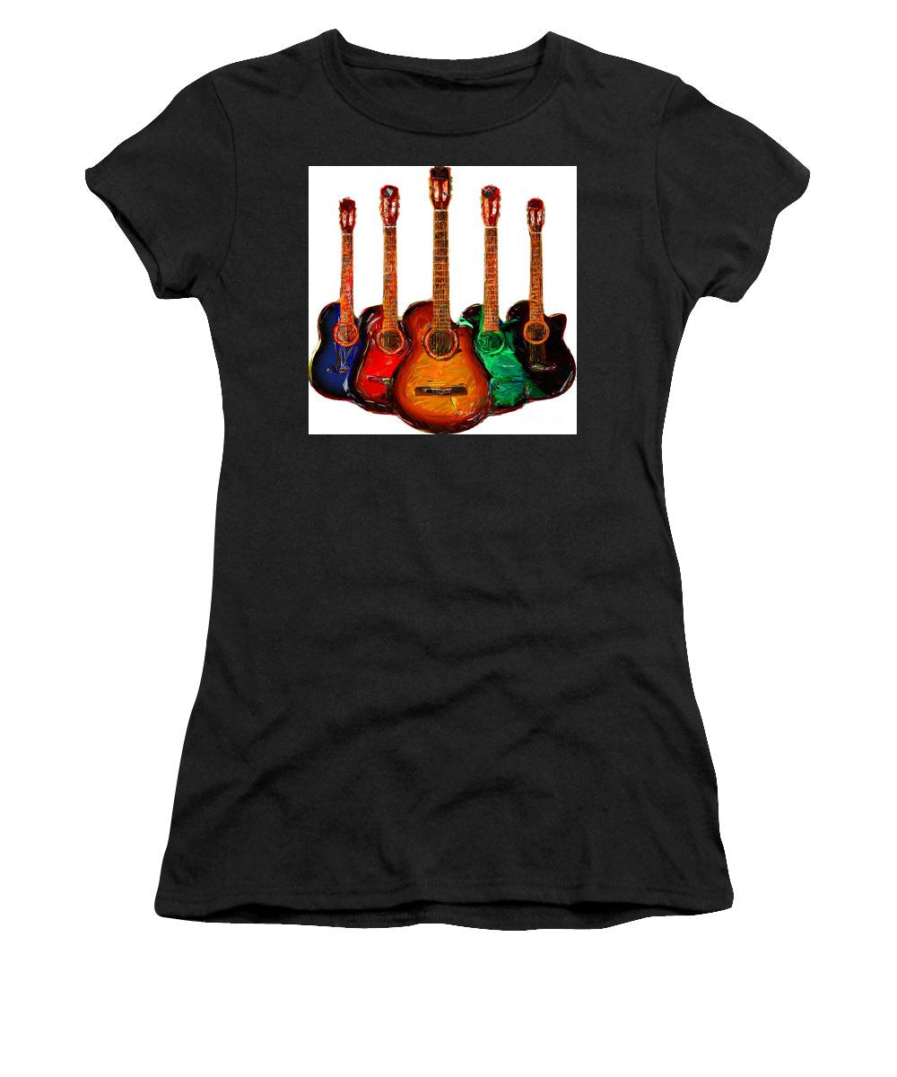 T-shirt pour femme (coupe junior) - Collection Guitare