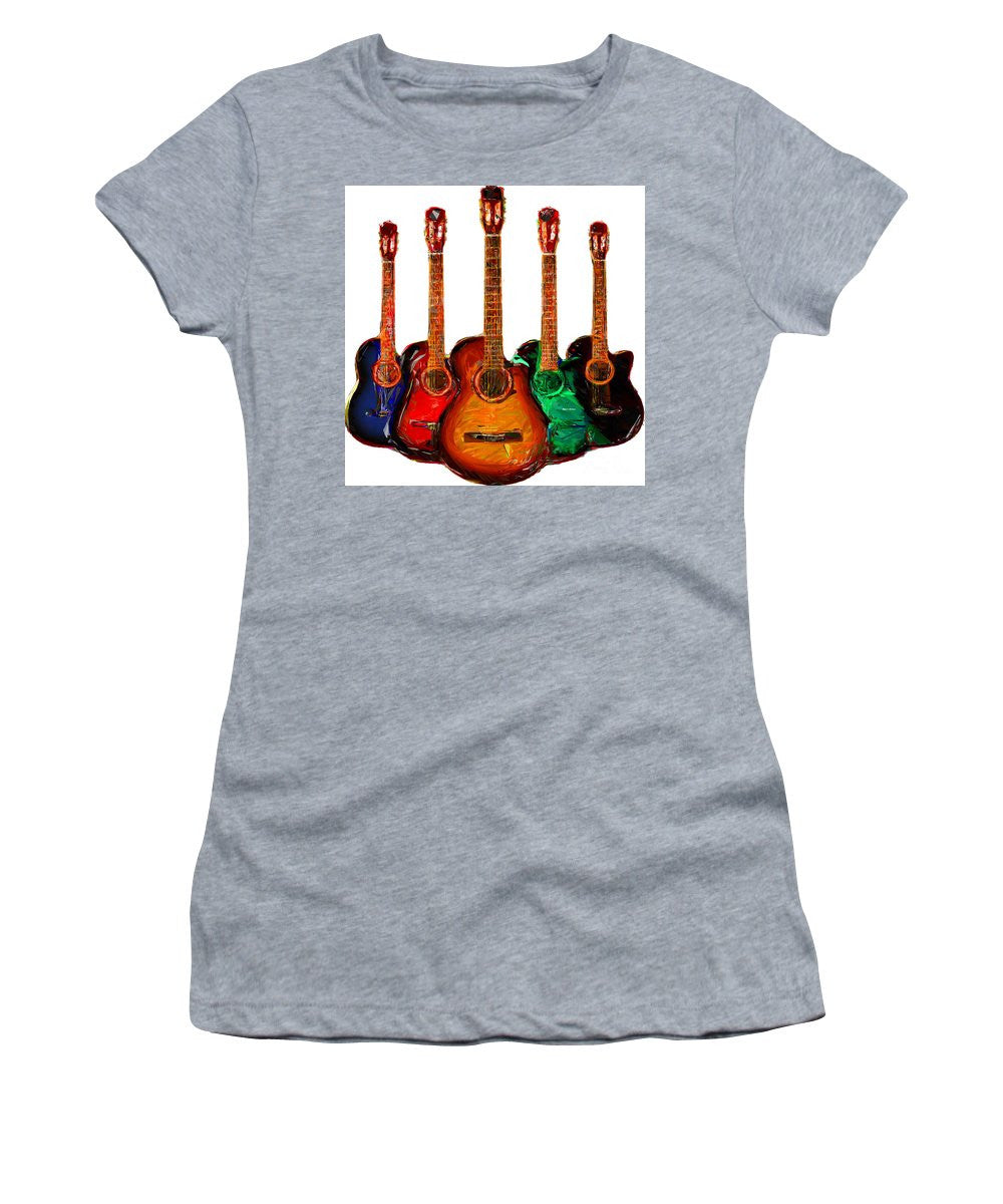 T-shirt pour femme (coupe junior) - Collection Guitare