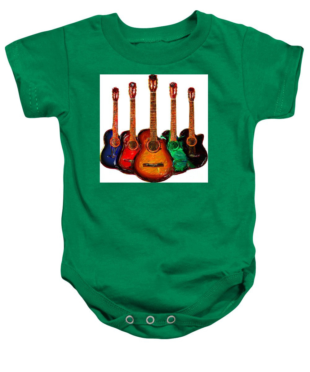 Grenouillère pour bébé - Collection Guitare