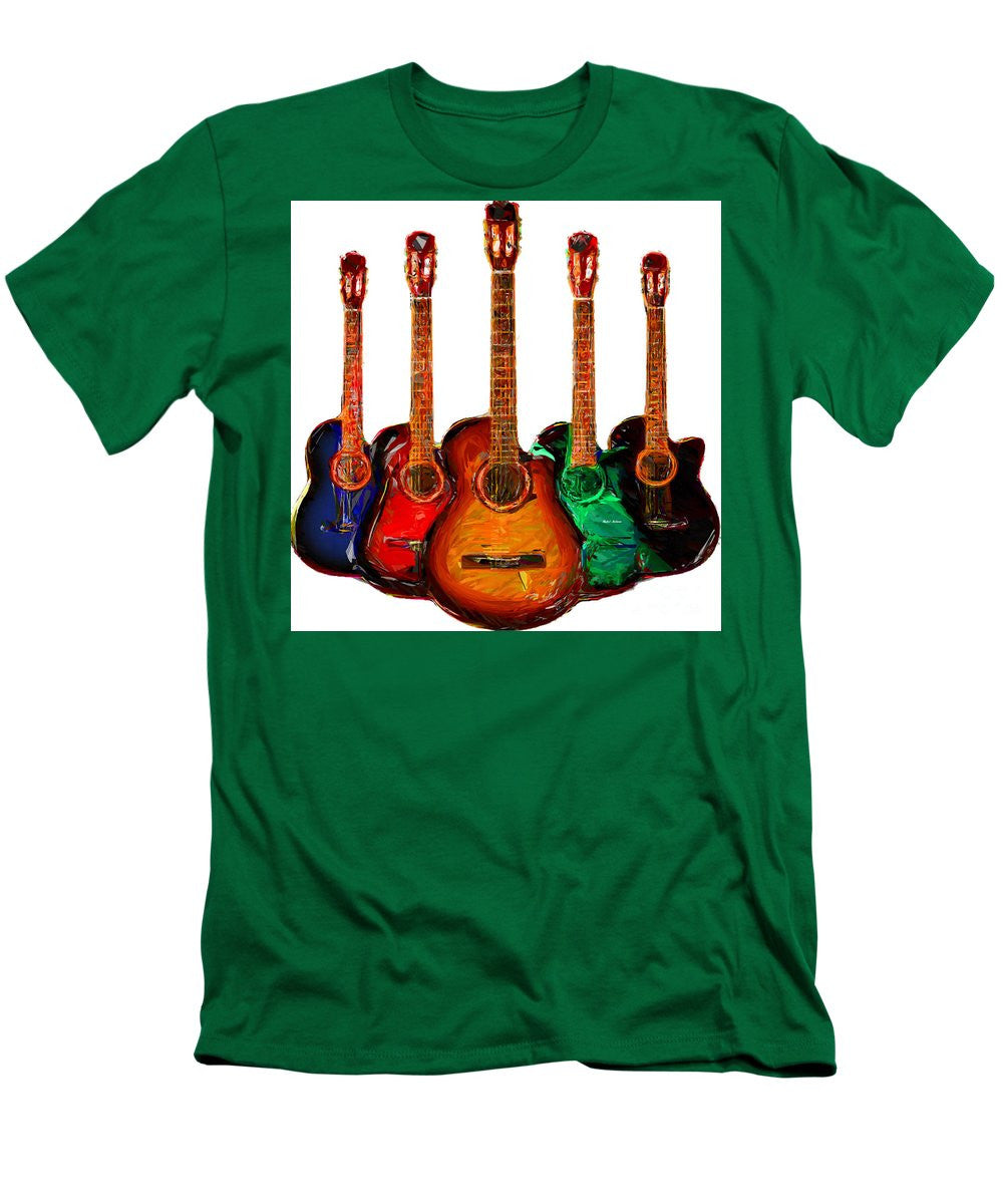 T-shirt pour homme (coupe ajustée) - Collection Guitare