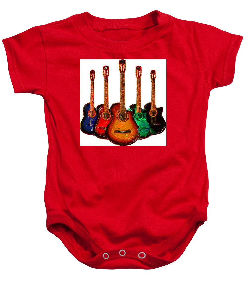 Grenouillère pour bébé - Collection Guitare